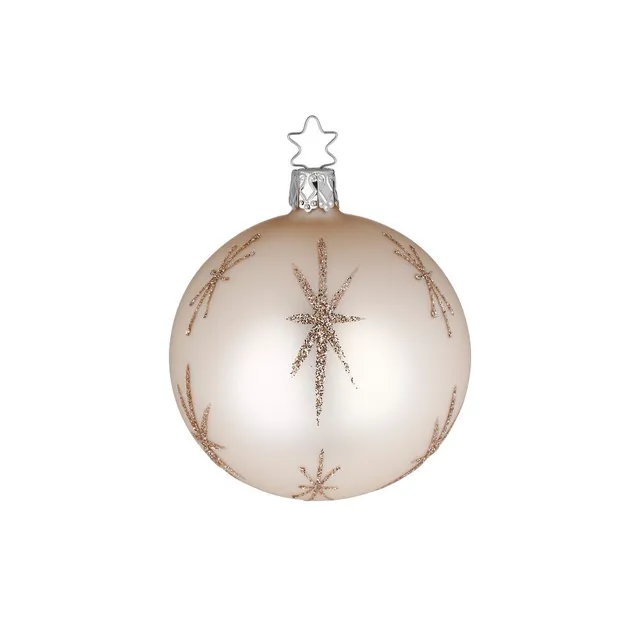 inge-glas-sternentanz-christbaumkugel-6-cm-creme image 1