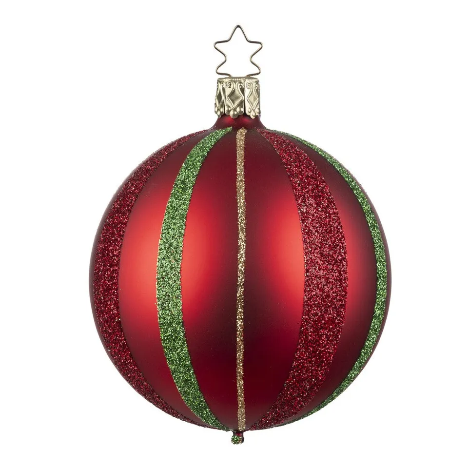 inge-glas-festliche-streifen-christbaumkugel-8-cm-rot image 1