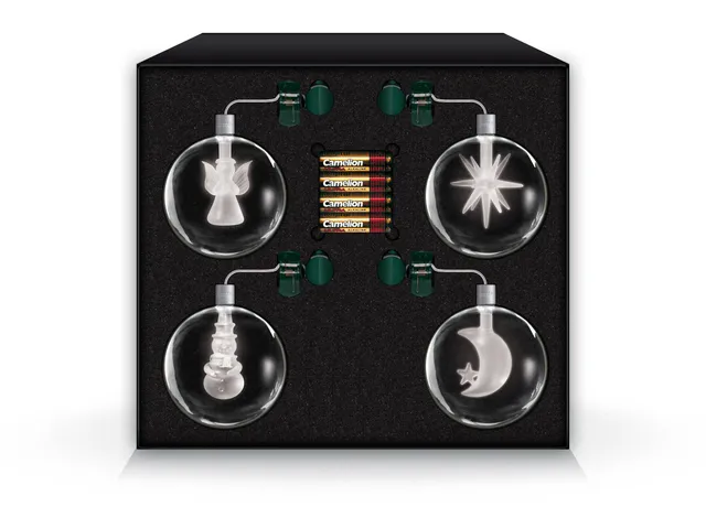 krinner-lumix-light-ball-4er-set-funk-christbaumkugeln image 1