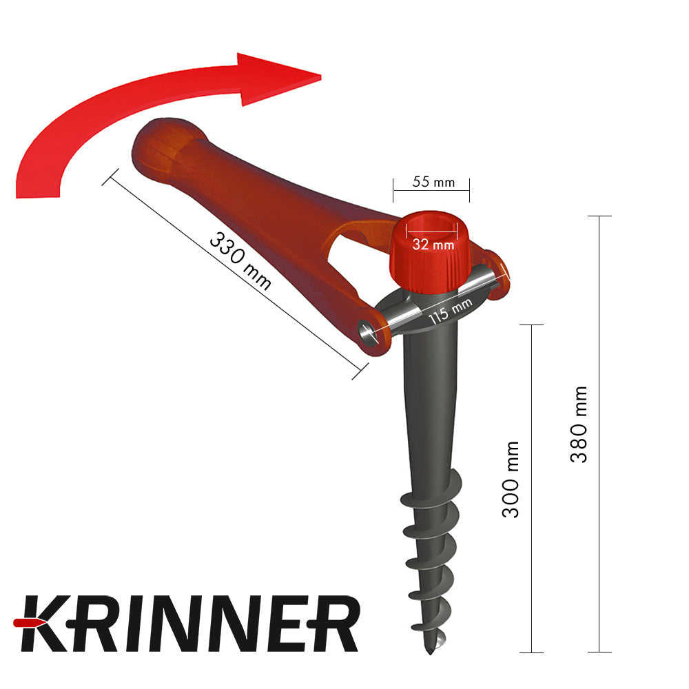 krinner-vario-drill-rot-sonnenschirmhalter-erdanker image 4