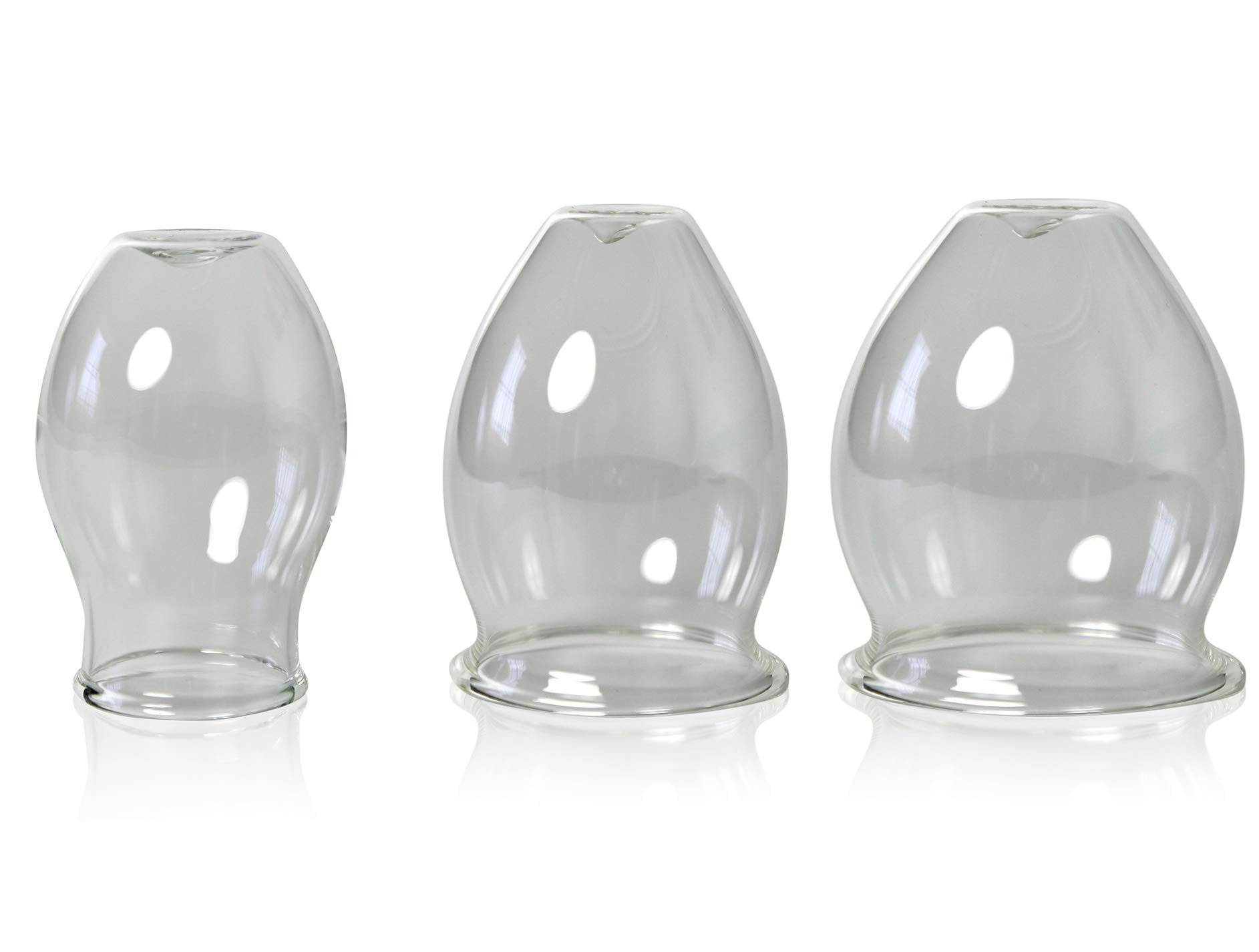 lauschaer-glas-feuer-schr-pfgl-ser-3er-set-35-45-52-mm-mundgeblasen-handgeformt image 1
