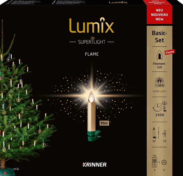 krinner-lumix-superlight-flame-mini-metallic-gold-basis-set image 1