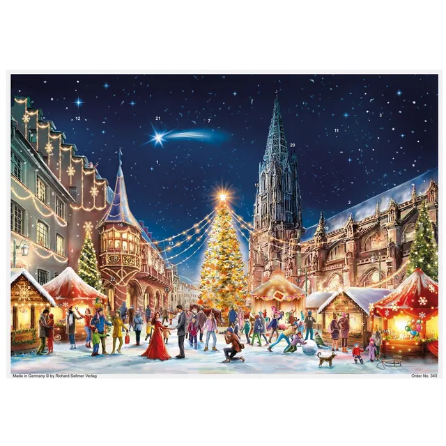 sellmer-verlag-adventskalender-freiburger-m-nster-stadt-kalender-gro-format image 1