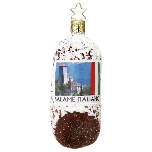 inge-glas-salami-christbaumschmuck-aus-glas-10-5-cm image 1