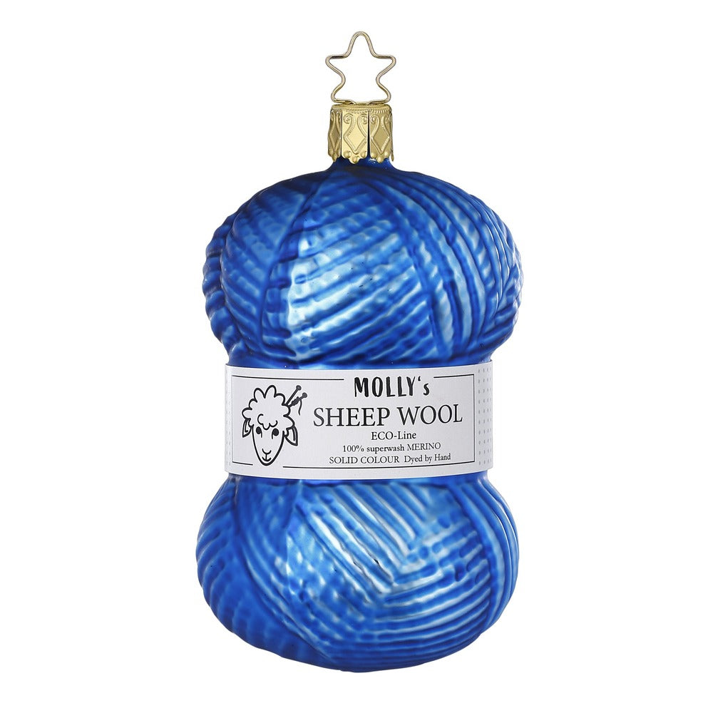 inge-glas-feine-wolle-blau-glaskugel-11-cm image 1