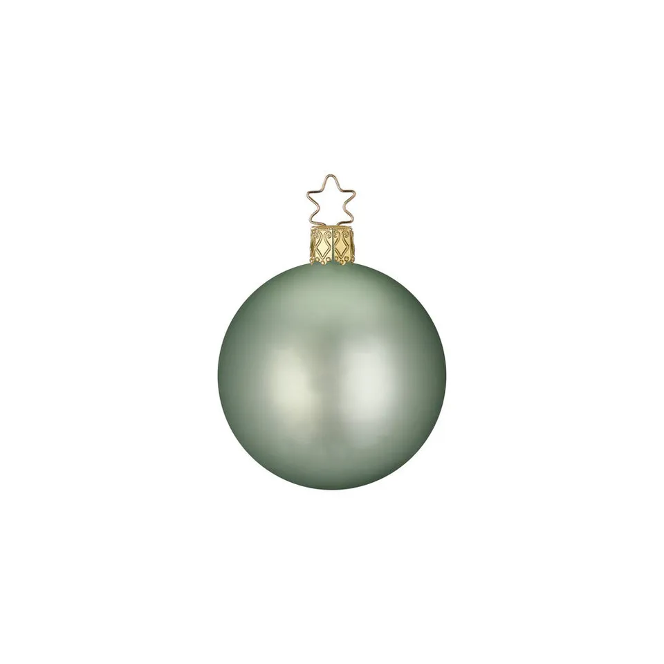 inge-glas-christbaumkugel-salbei-matt-8-cm image 1