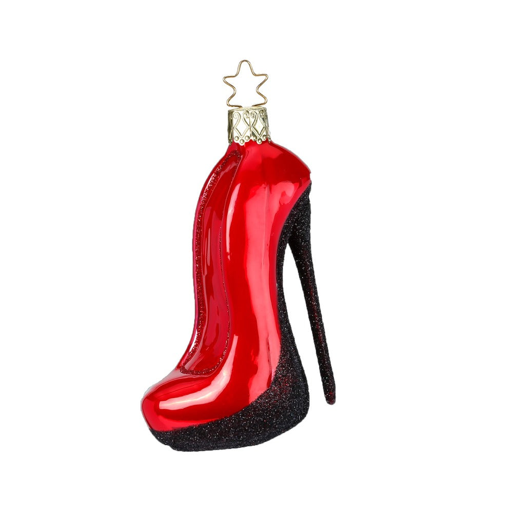 inge-glas-roter-high-heel-weihnachtsanh-nger-aus-glas-10-cm image 1