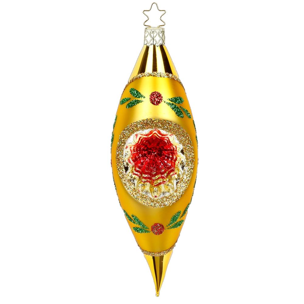 inge-glas-funkelnder-reflex-glasornament-gold-15-cm image 1