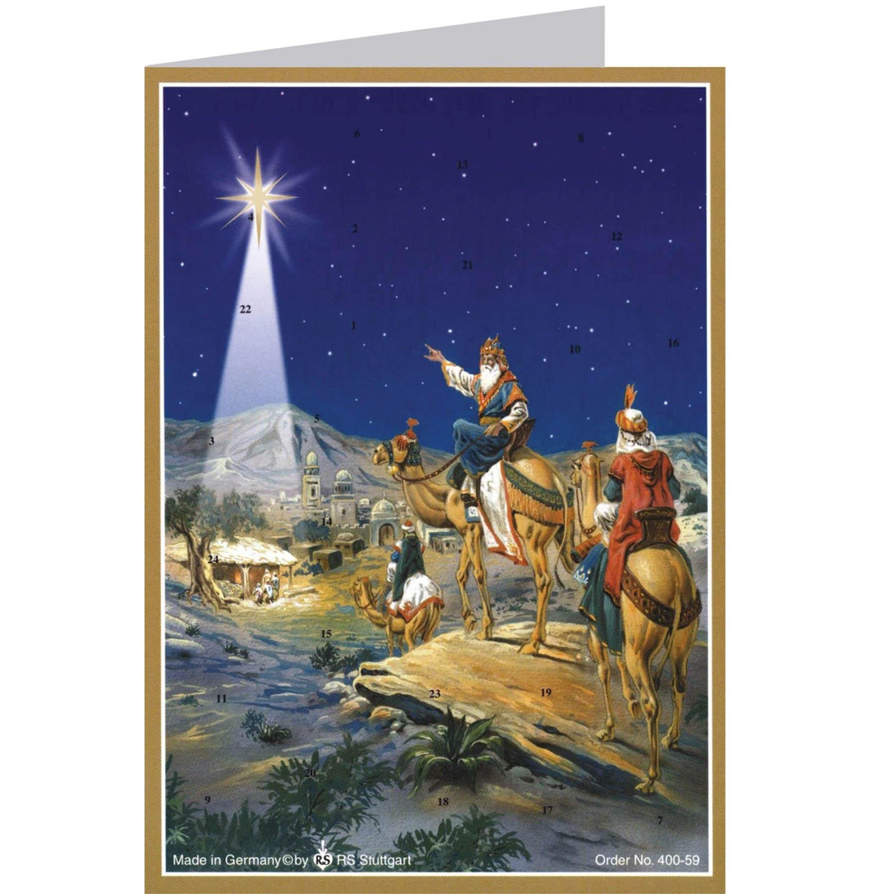 sellmer-verlag-postkarten-adventskalender-a6-heilige-drei-k-nige image 1