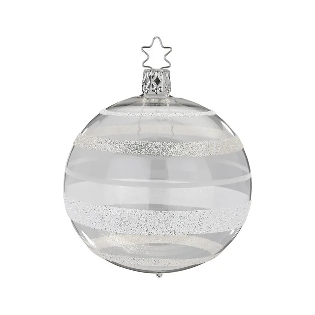 inge-glas-schillernde-streifen-glas-baumkugel-8-cm-glasklar image 1