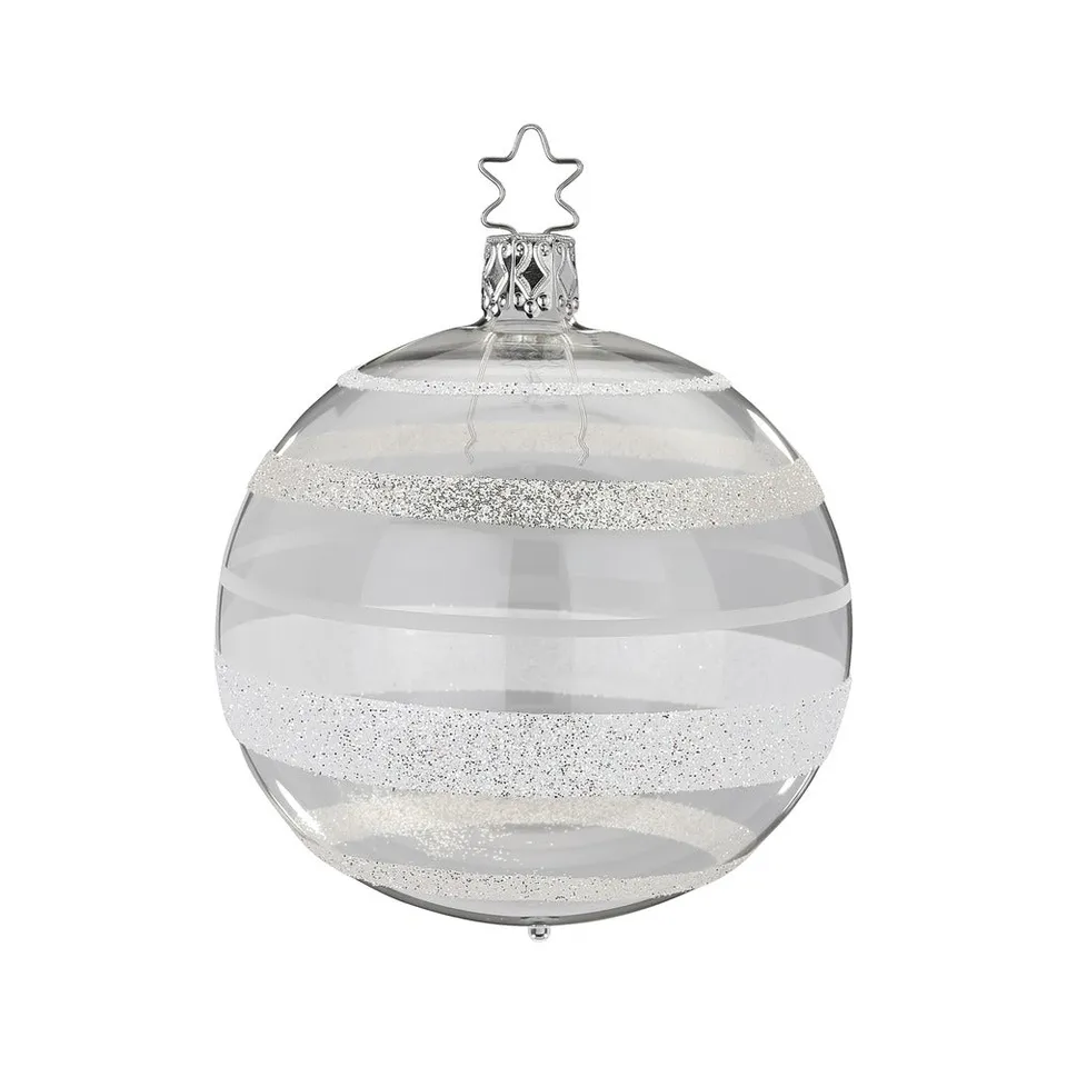 inge-glas-schillernde-streifen-glas-baumkugel-8-cm-glasklar image 1