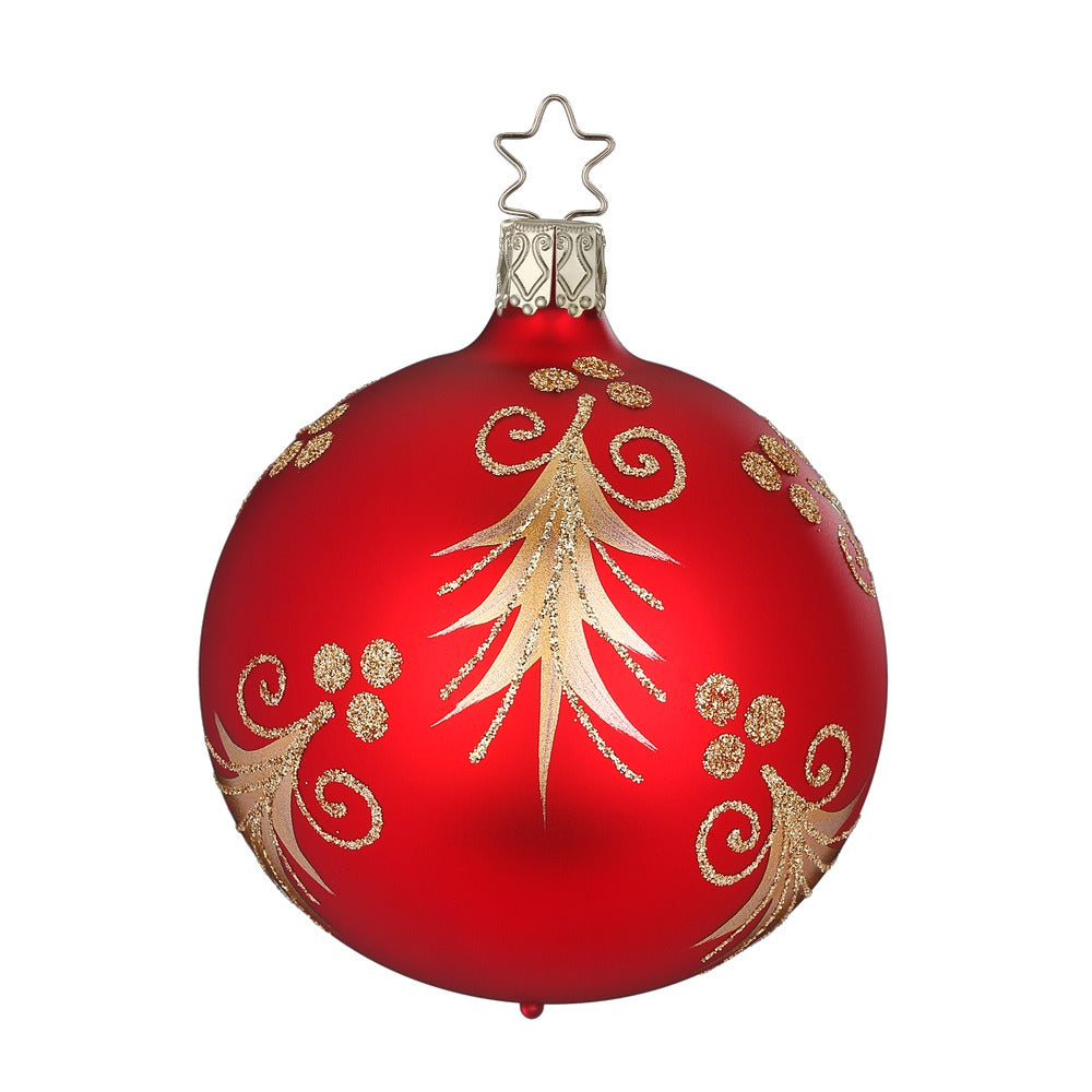 inge-glas-festliche-tanne-8-cm-christbaumkugel-glas-rot-klassik image 1