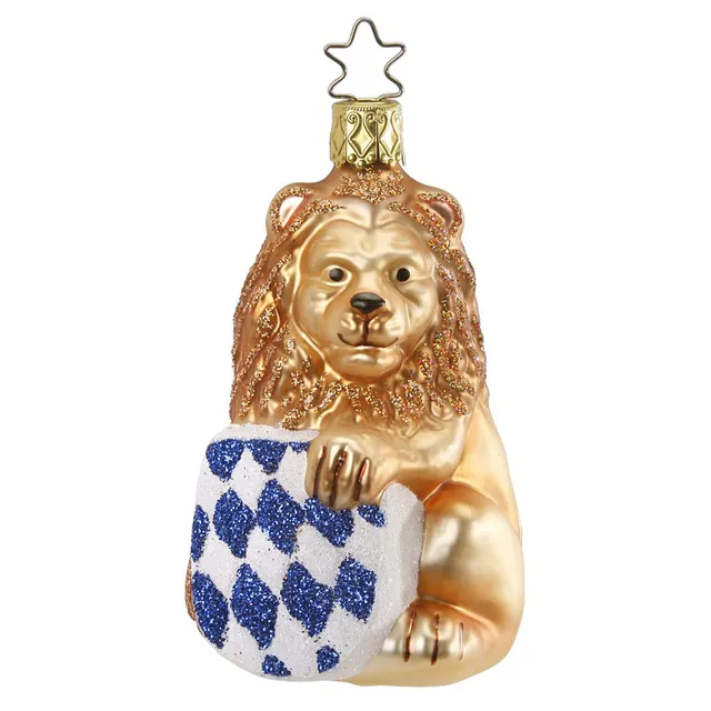 inge-glas-bayerischer-l-we-glas-weihnachtsanh-nger-9-5-cm-gold image 1
