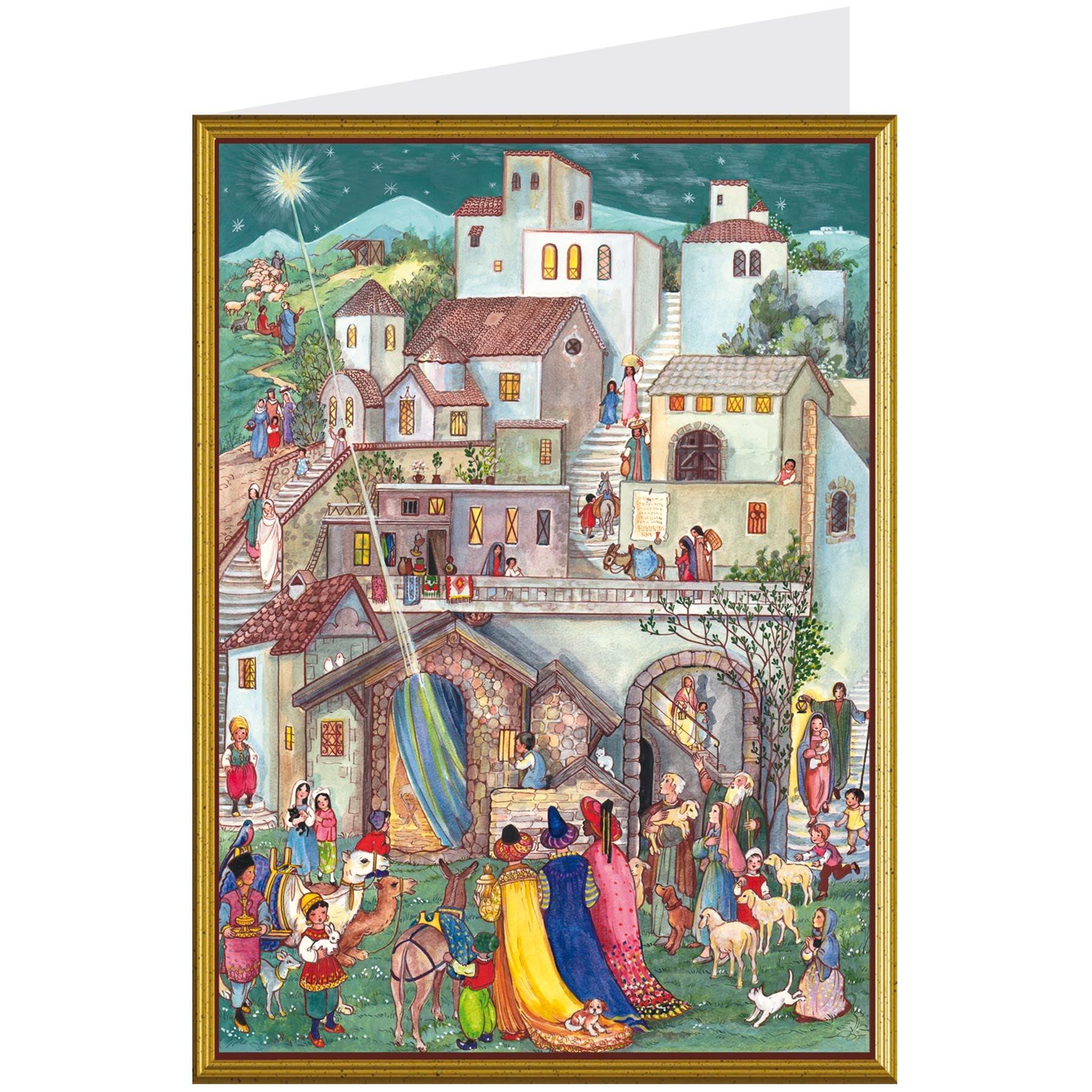 sellmer-verlag-weihnachtskarte-heilige-drei-k-nige-in-bethlehem-b6 image 1