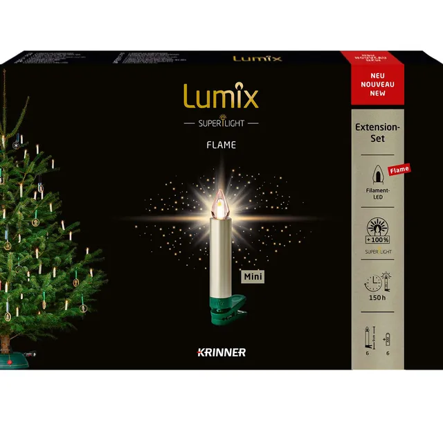 krinner-lumix-superlight-flame-mini-metallic-cashmere-erweiterung image 1