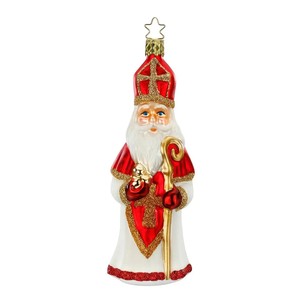 inge-glas-goldene-pfel-glasornament-15-cm-gold image 1