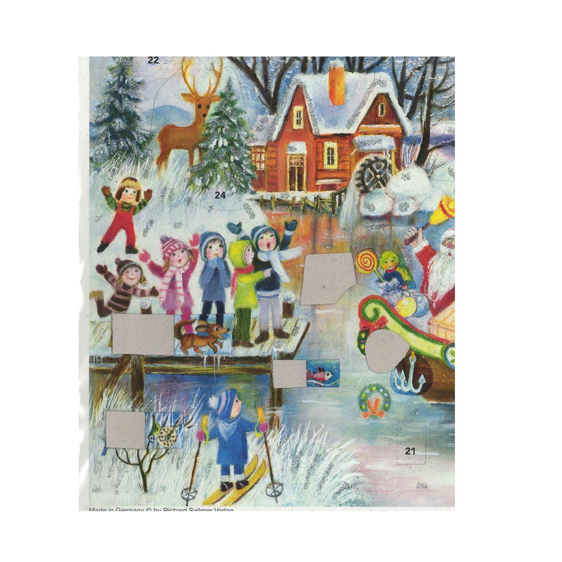sellmer-verlag-adventskalender-weihnachtsmann-im-boot-gro-format image 3