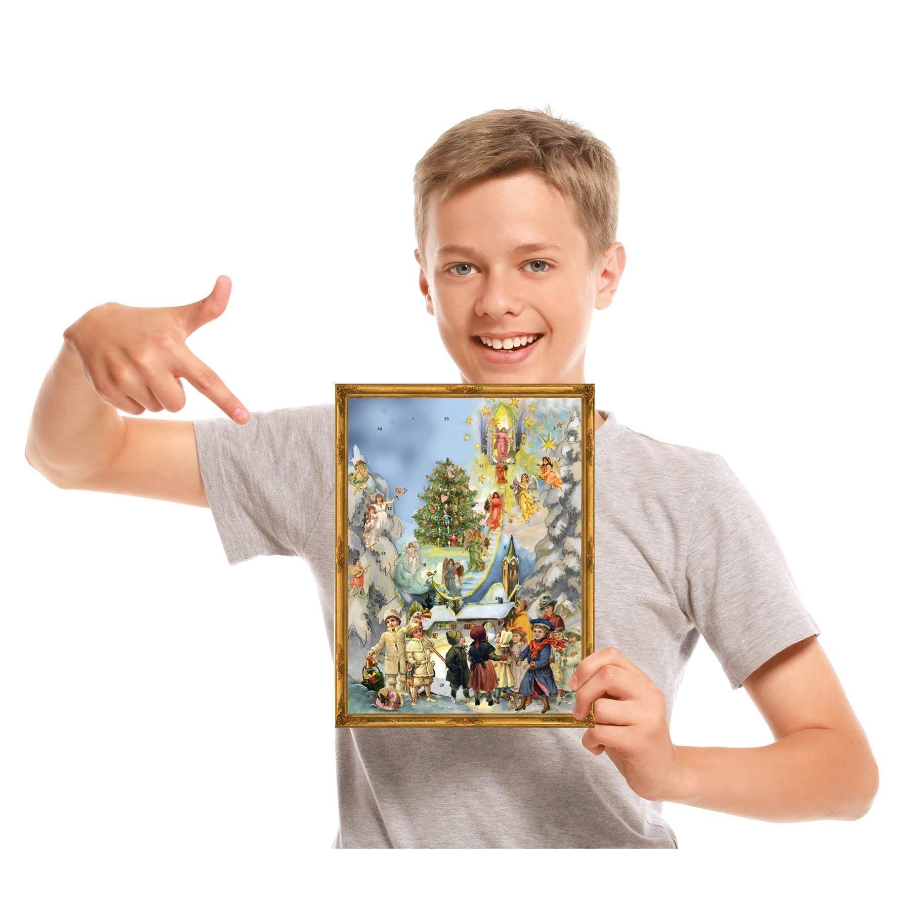 sellmer-verlag-adventskalender-auf-der-himmelsleiter-gro-format-engel image 5