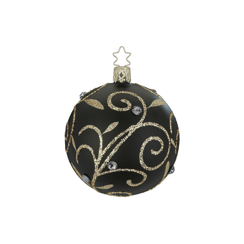 inge-glas-prachtvolles-funkeln-christbaumkugel-glas-6-cm-schwarz image 1