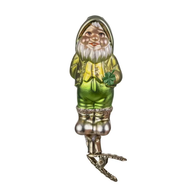 inge-glas-gl-ckszwerg-glasfigur-gr-n-10-cm image 1