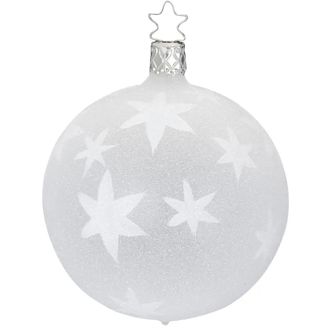inge-glas-sterne-glasklare-christbaumkugel-10-cm image 1