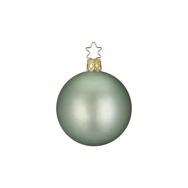 inge-glas-kugeln-salbei-matt-glas-christbaumkugeln-10-cm image 1