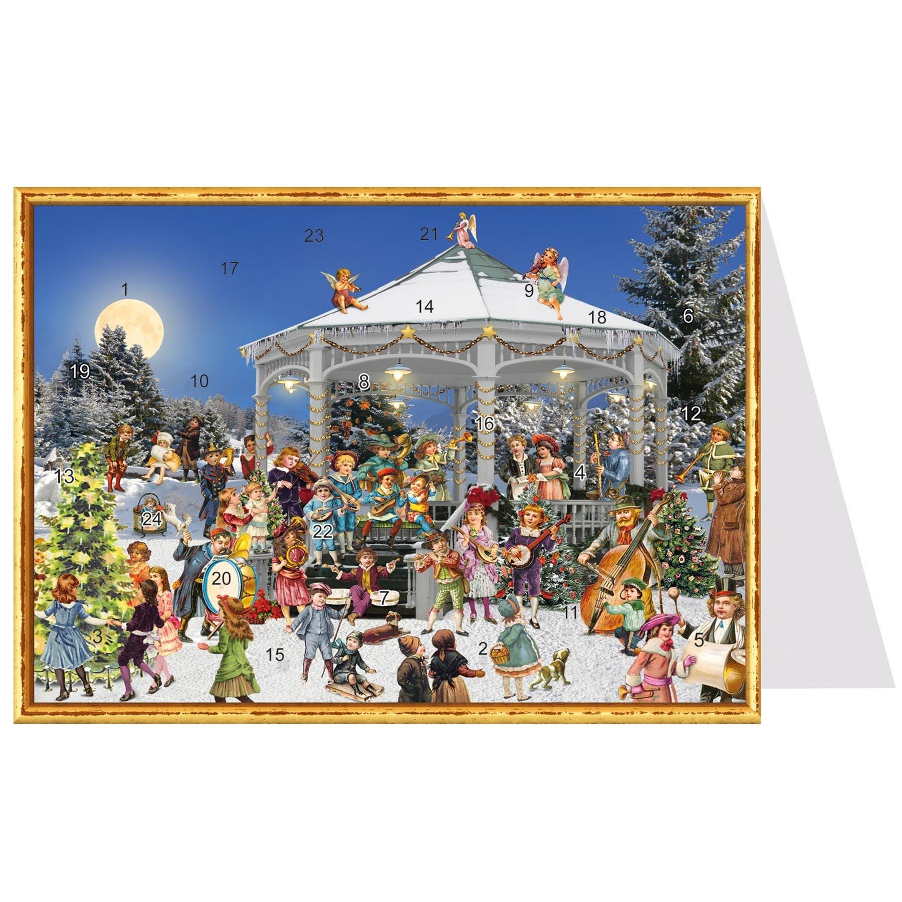 sellmer-verlag-postkarten-adventskalender-am-pavillon-viktorianisch image 1