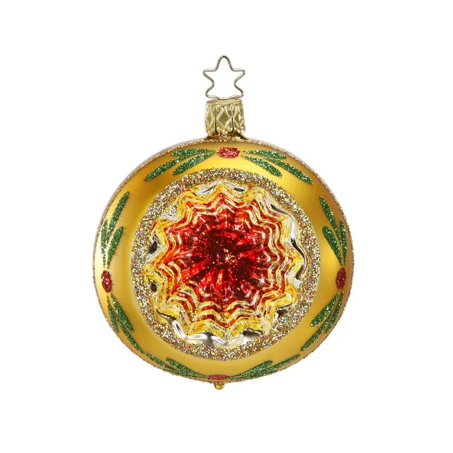 inge-glas-funkelnder-reflex-glaskugel-8-cm-gold image 1