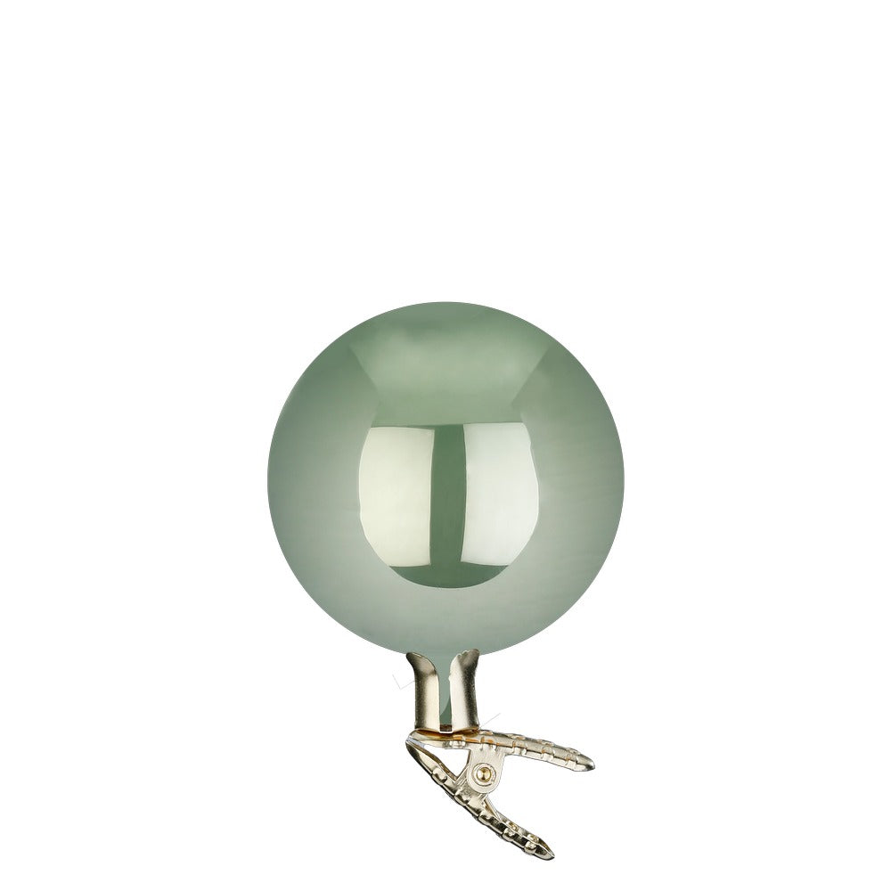 inge-glas-kugeln-auf-clip-adventsdeko-salbei-opal-10-cm image 1