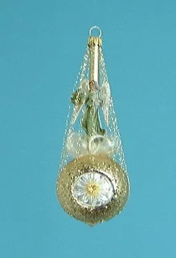 lauschaer-glas-ballon-mit-engel-umsponnen-christbaumschmuck-mundgeblasen image 1