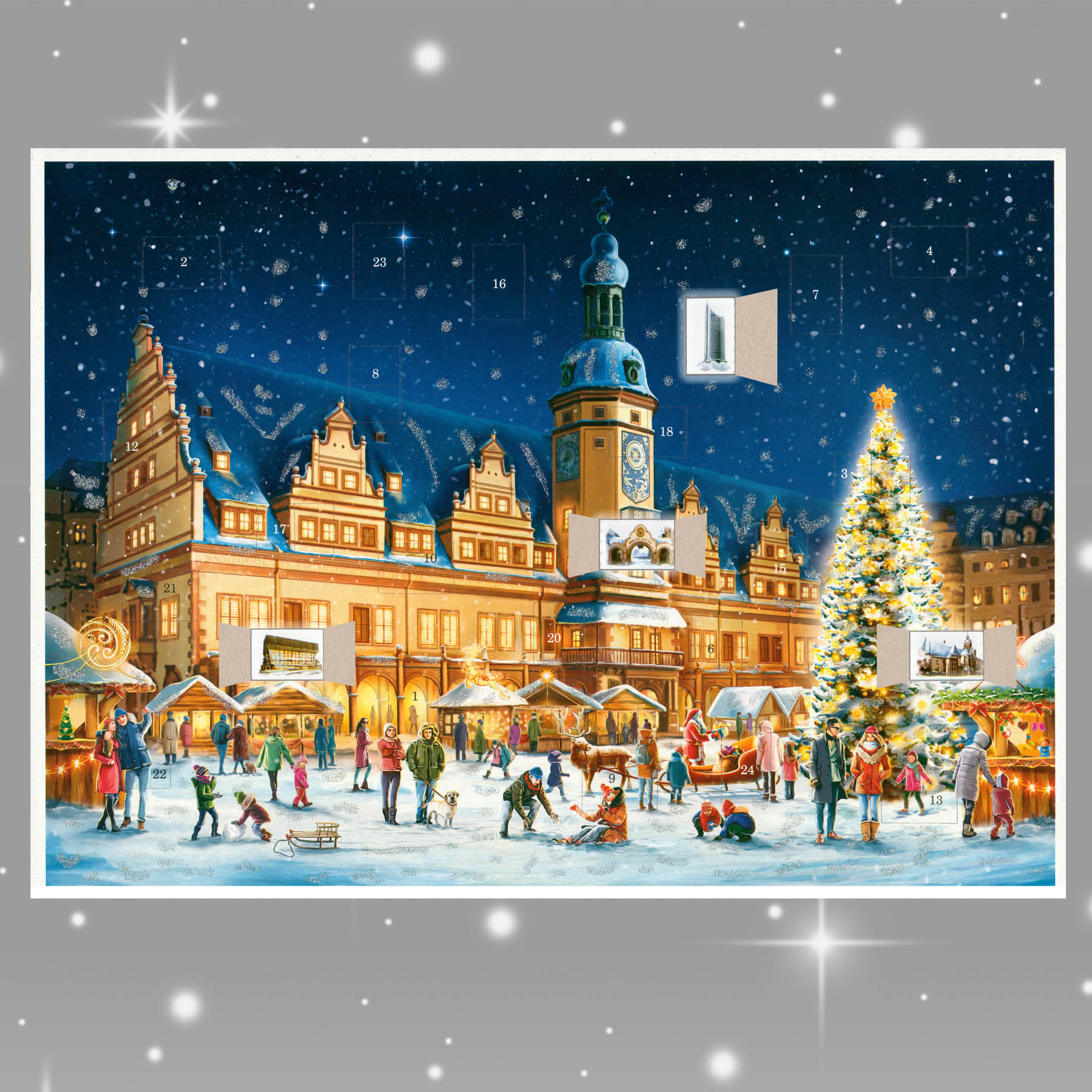 sellmer-verlag-adventskalender-leipzig-st-dte-adventskalender-a3-mit-altem-ratha image 2