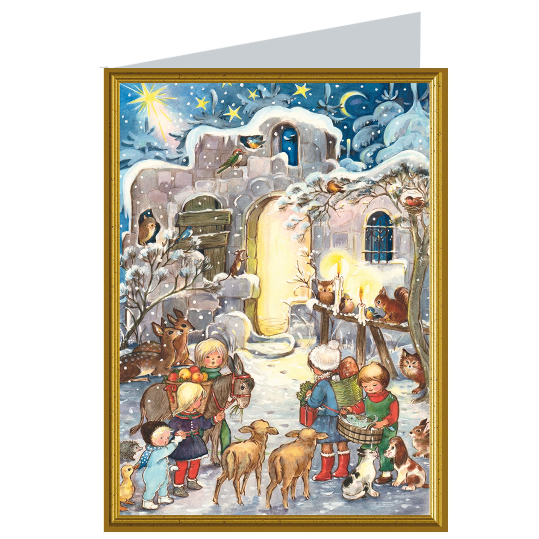 sellmer-verlag-weihnachtskarte-kommet-herbei-b6-mit-umschlag image 1