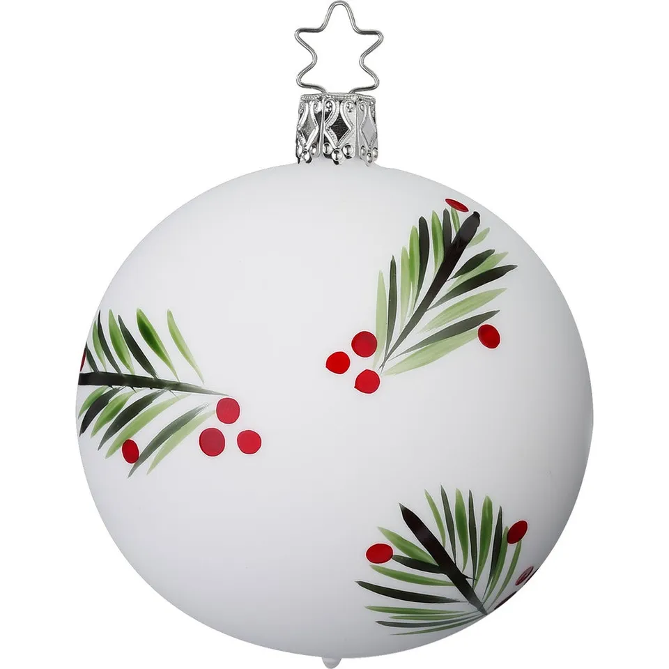 inge-glas-tannenzweige-christbaumkugel-glas-8-cm image 1