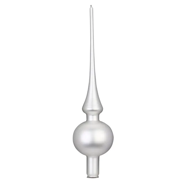 inge-glas-baumspitze-christbaumspitze-wei-matt-7-x-30-cm image 1