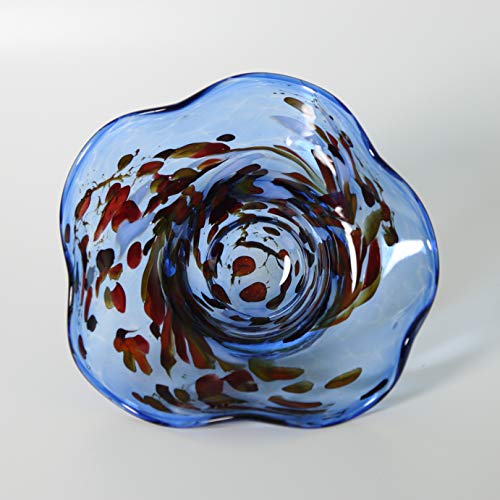 lauschaer-glas-schale-kerzenhalter-granulat-20x8cm-aquablau image 6