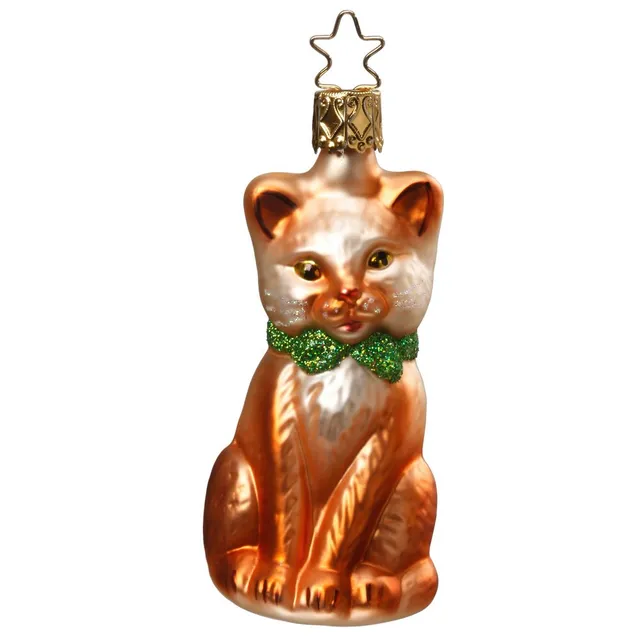 inge-glas-schmusek-tzchen-braun-8-5-cm-glas-katze-anh-nger image 1
