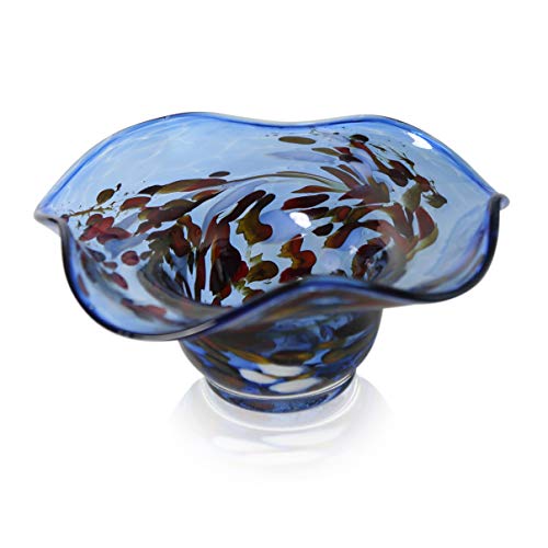 lauschaer-glas-schale-kerzenhalter-granulat-20x8cm-aquablau image 4