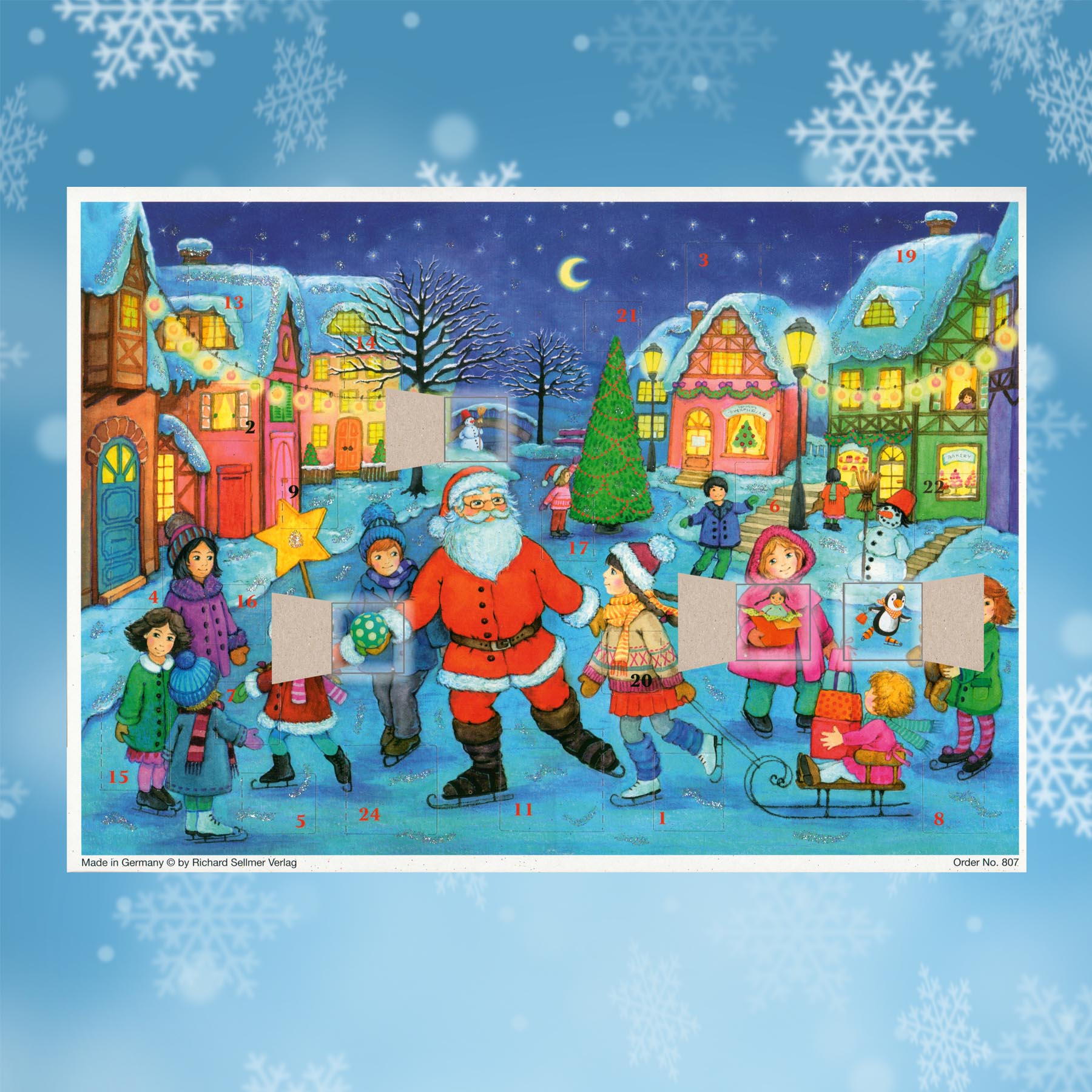 sellmer-verlag-adventskalender-a4-schlittschuh-laufen-mit-dem-weihnachtsmann image 2