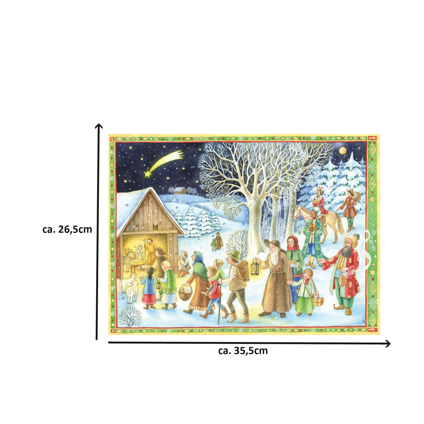 sellmer-verlag-adventskalender-kommt-seht-den-stall-gro-format-christlich image 4