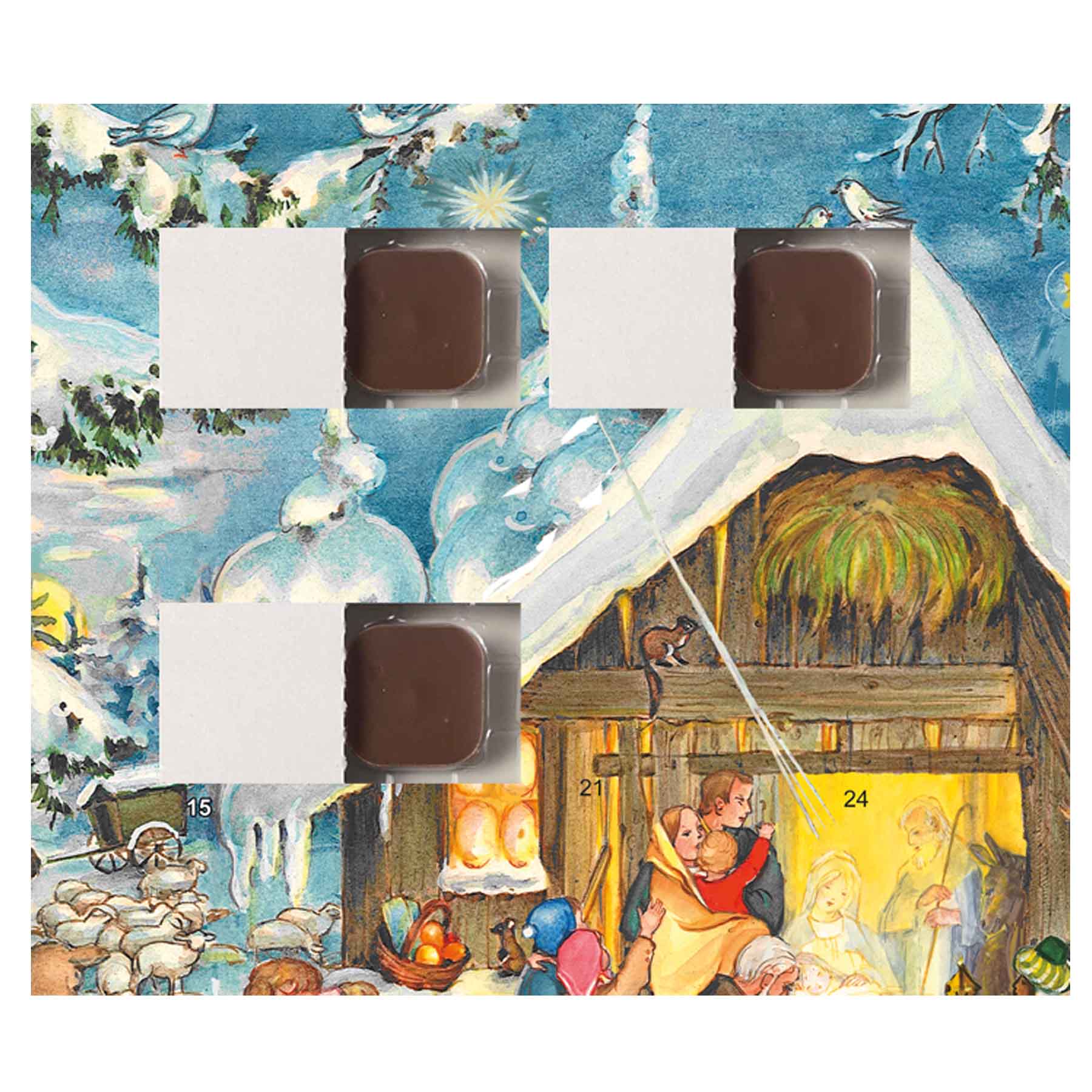 sellmer-verlag-schoko-adventskalender-am-stall-mit-vollmilchschokolade image 3