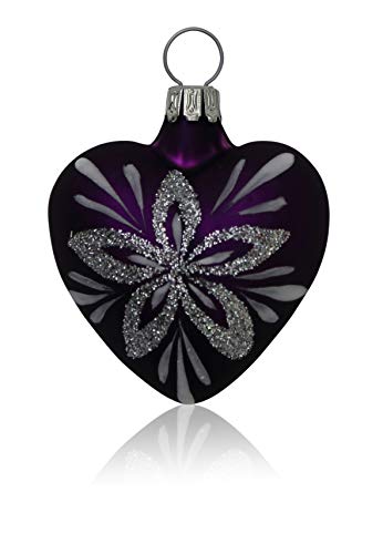 lauschaer-glas-christbaumschmuck-herzen-klein-lila-matt-mit-blumendekor-4-st-ck- image 8