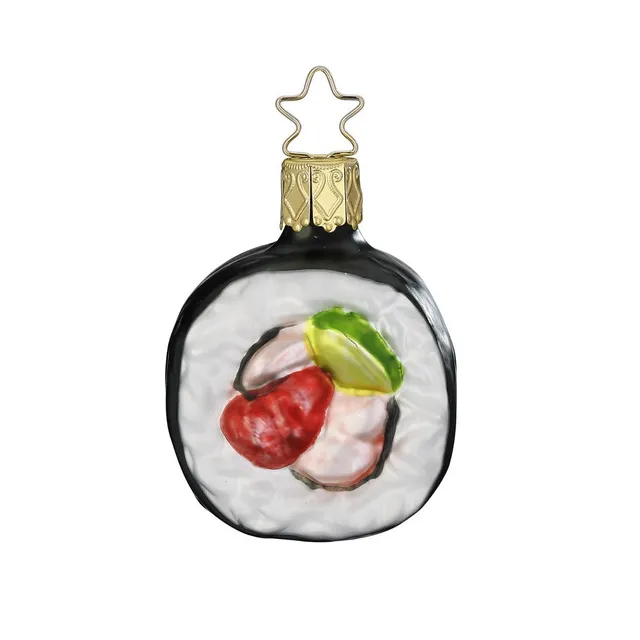 inge-glas-futo-maki-sushi-glasfigur-5-5-cm-food-anh-nger image 1