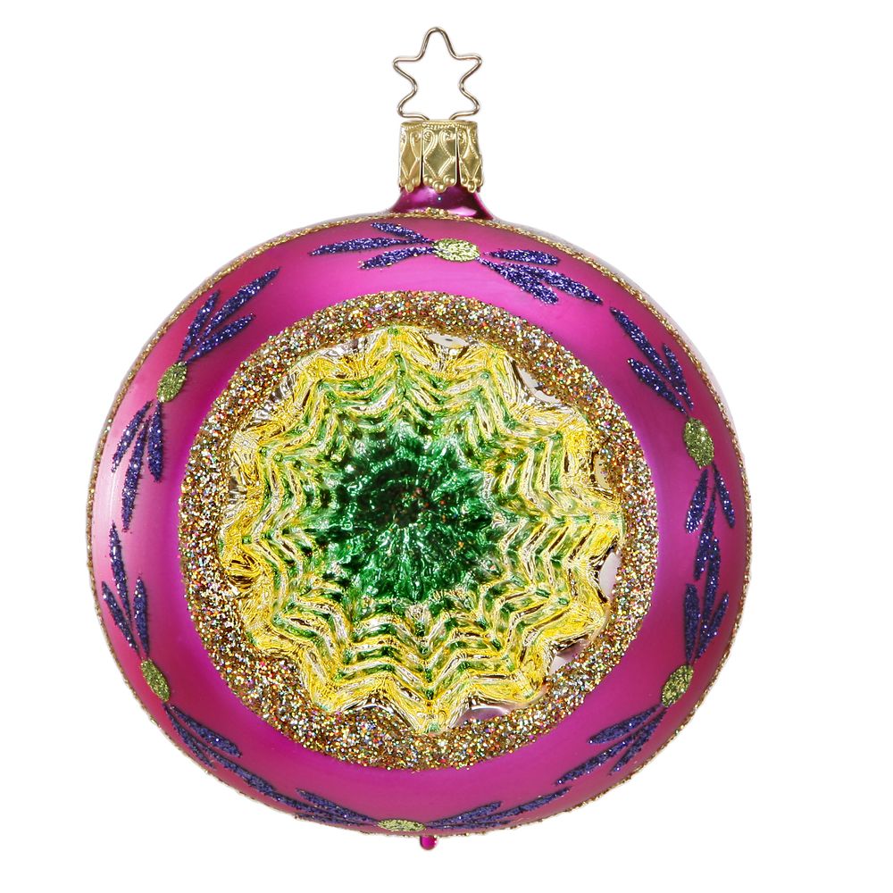 inge-glas-funkelnder-reflex-glas-kugel-10-cm-pink image 1