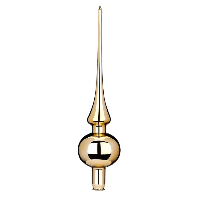 inge-glas-spitze-brokat-glanz-christbaumspitze-7-x-30-cm-gold image 1