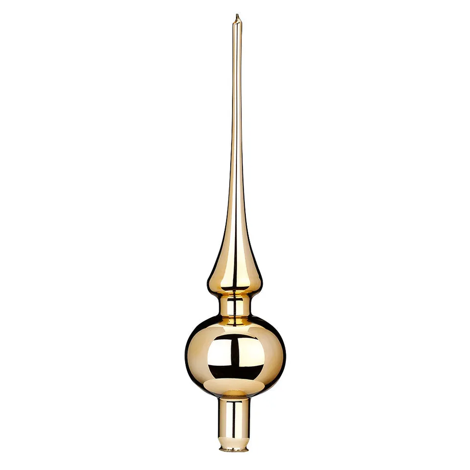 inge-glas-spitze-brokat-glanz-christbaumspitze-7-x-30-cm-gold image 1