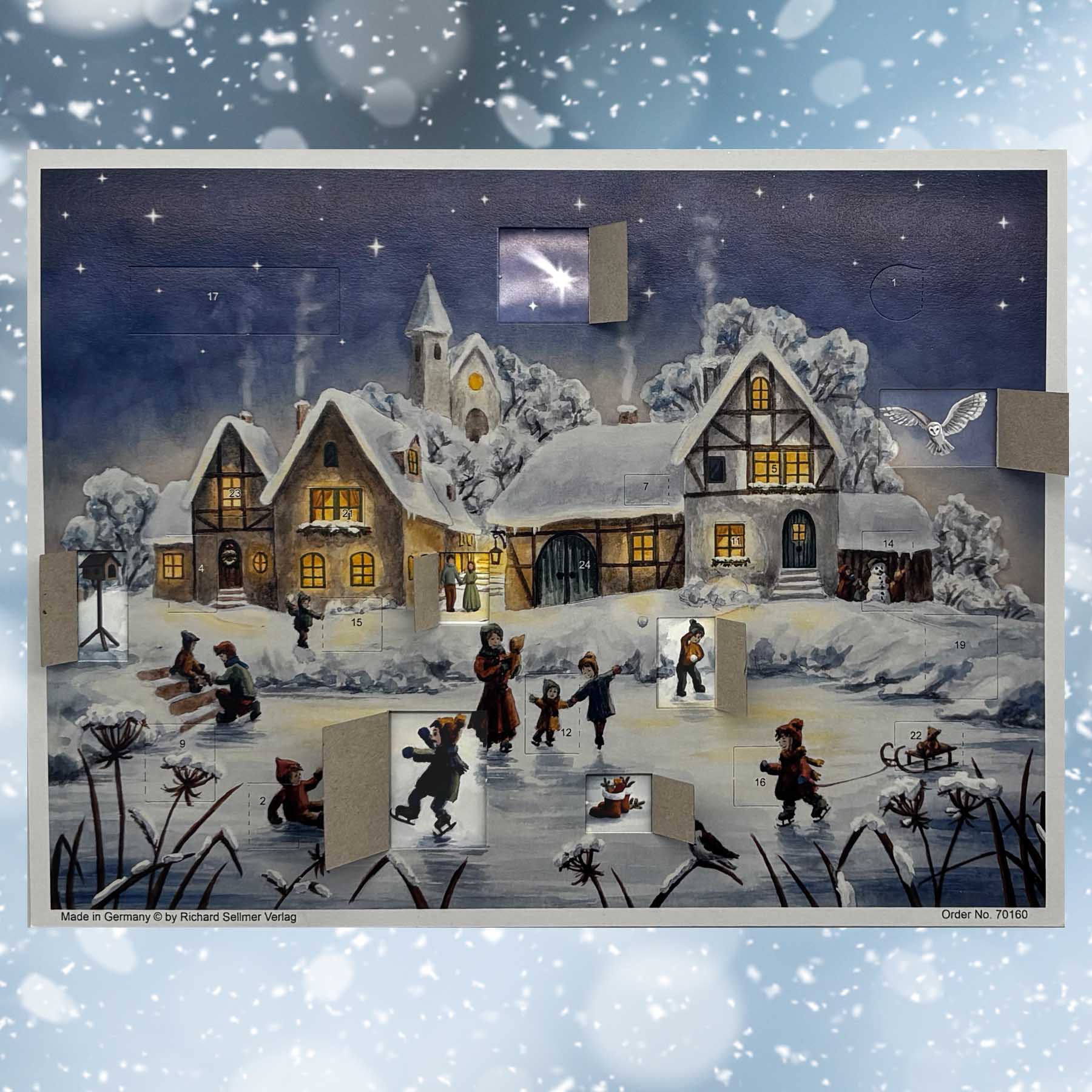 sellmer-verlag-adventskalender-eislauffreuden-papier-adventskalender-gro-format- image 2