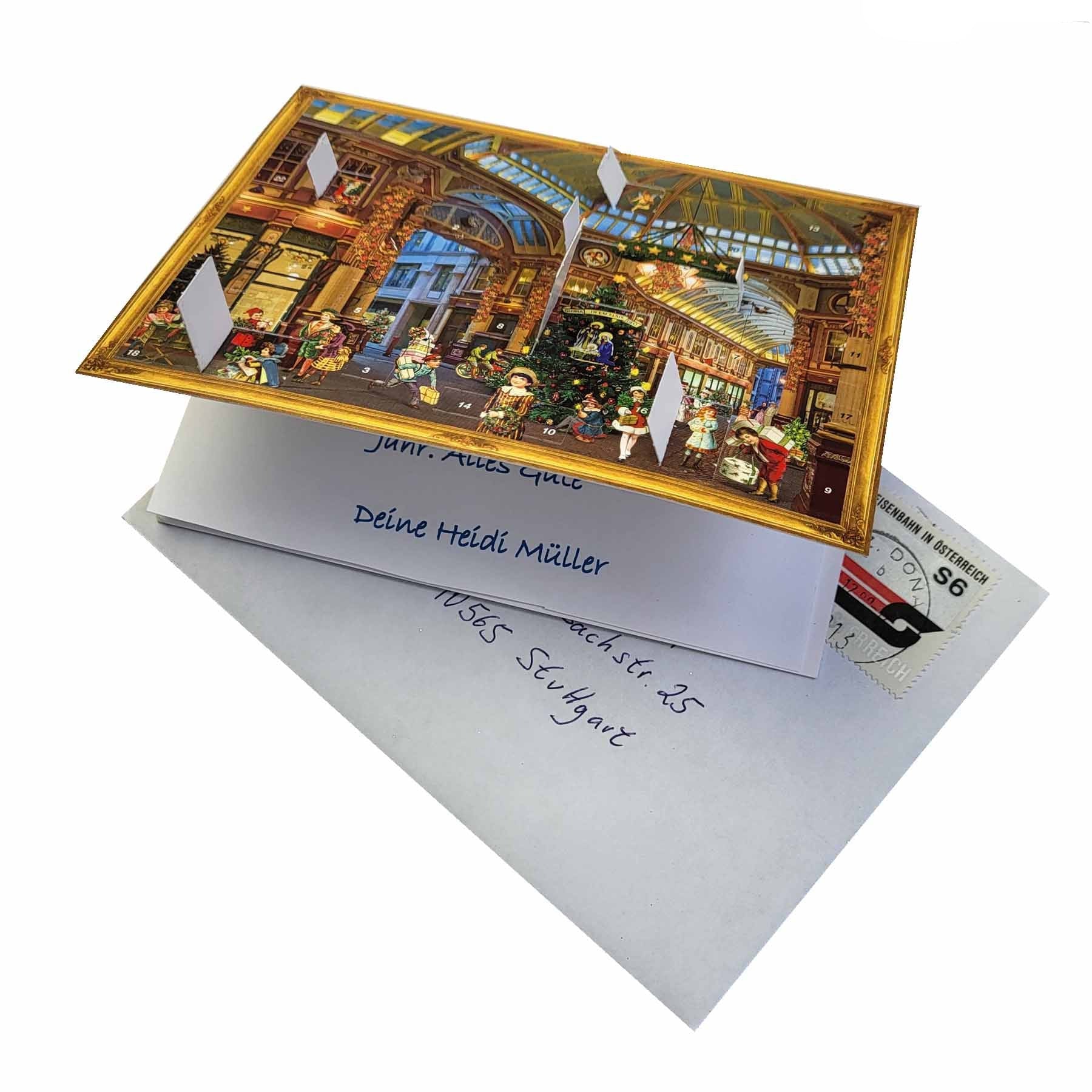 sellmer-verlag-postkarten-adventskalender-christmas-shopping-a6 image 2