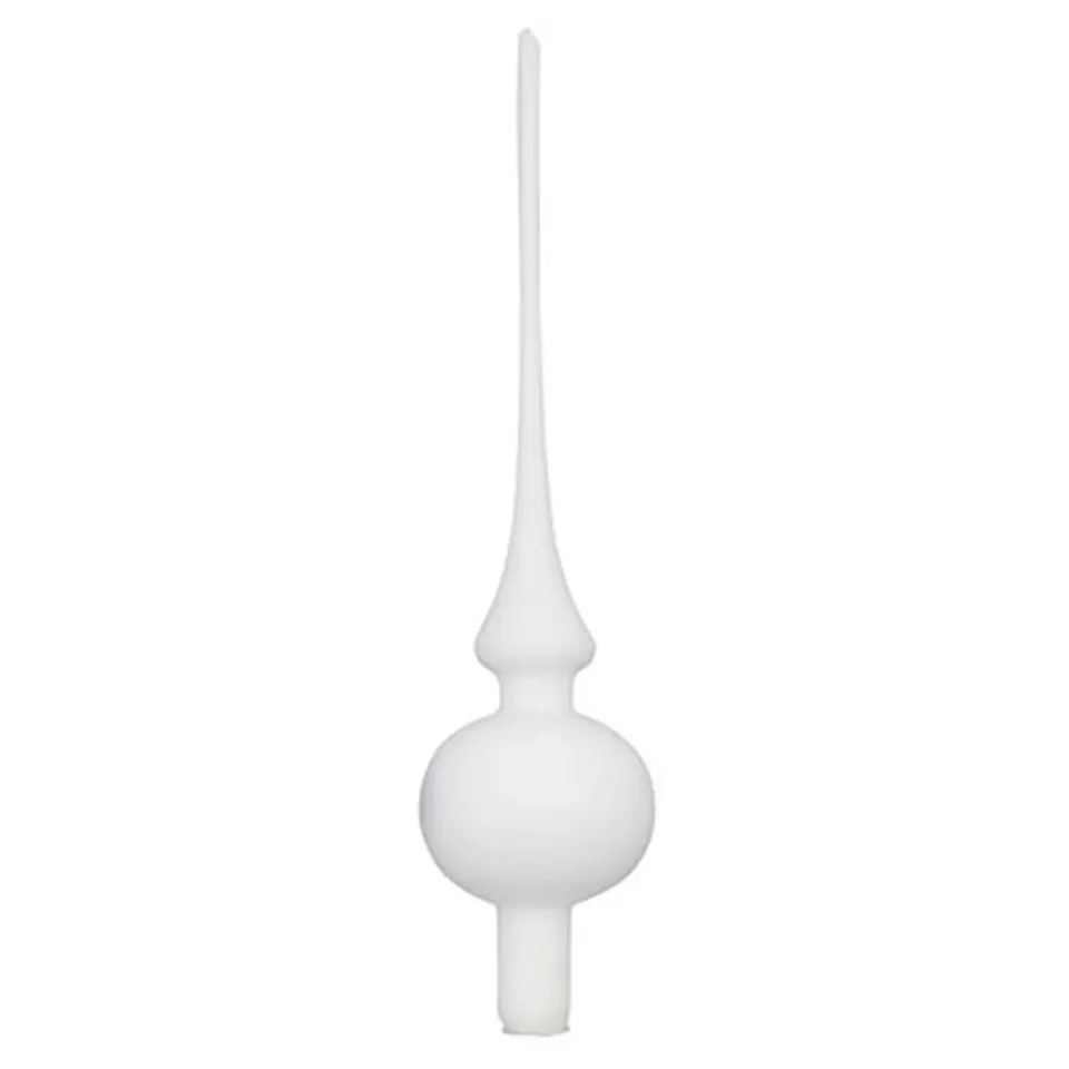 inge-glas-manufaktur-spitze-christbaumspitze-aus-glas-porzellanwei-matt-7-x-30-c image 1