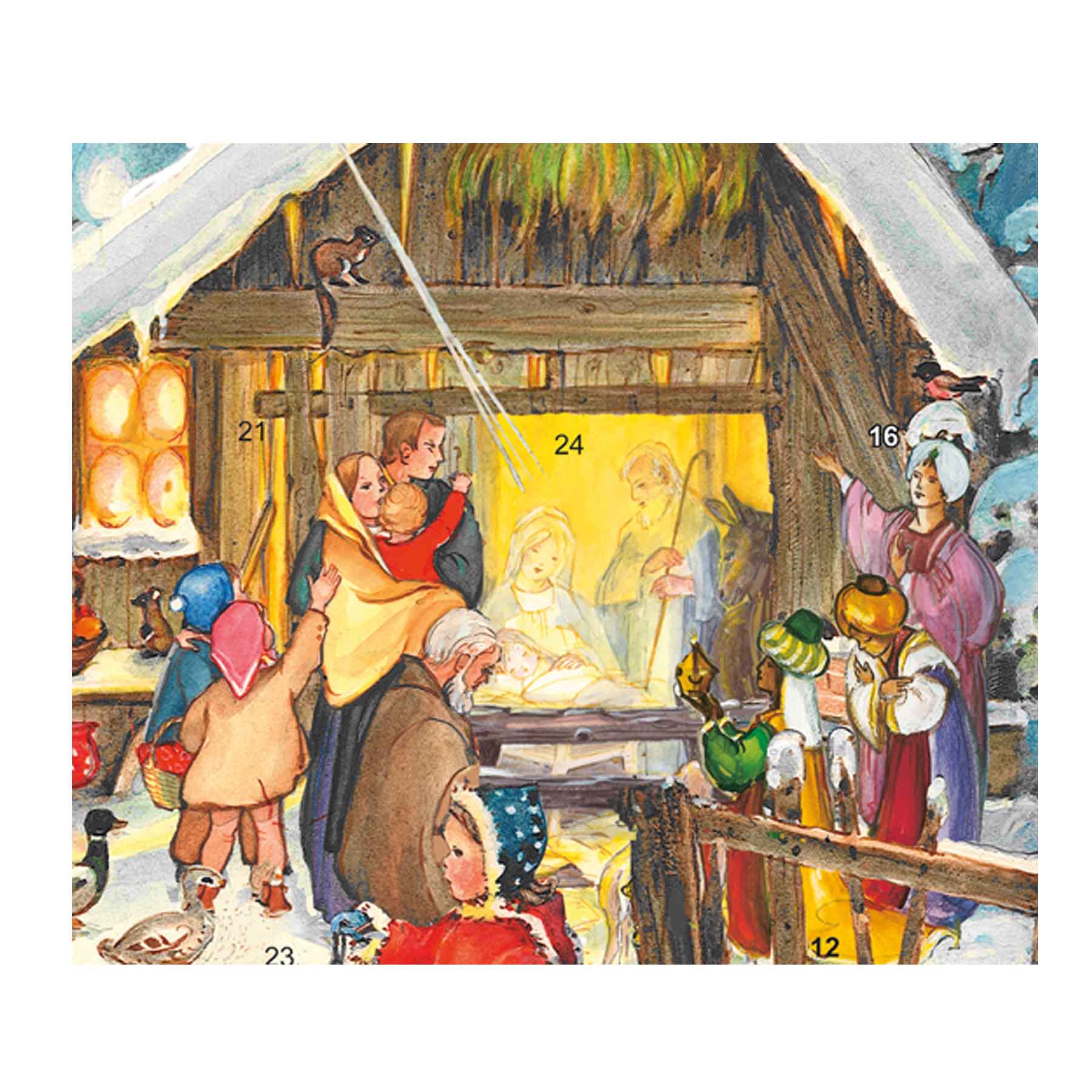 sellmer-verlag-schoko-adventskalender-am-stall-mit-vollmilchschokolade image 4