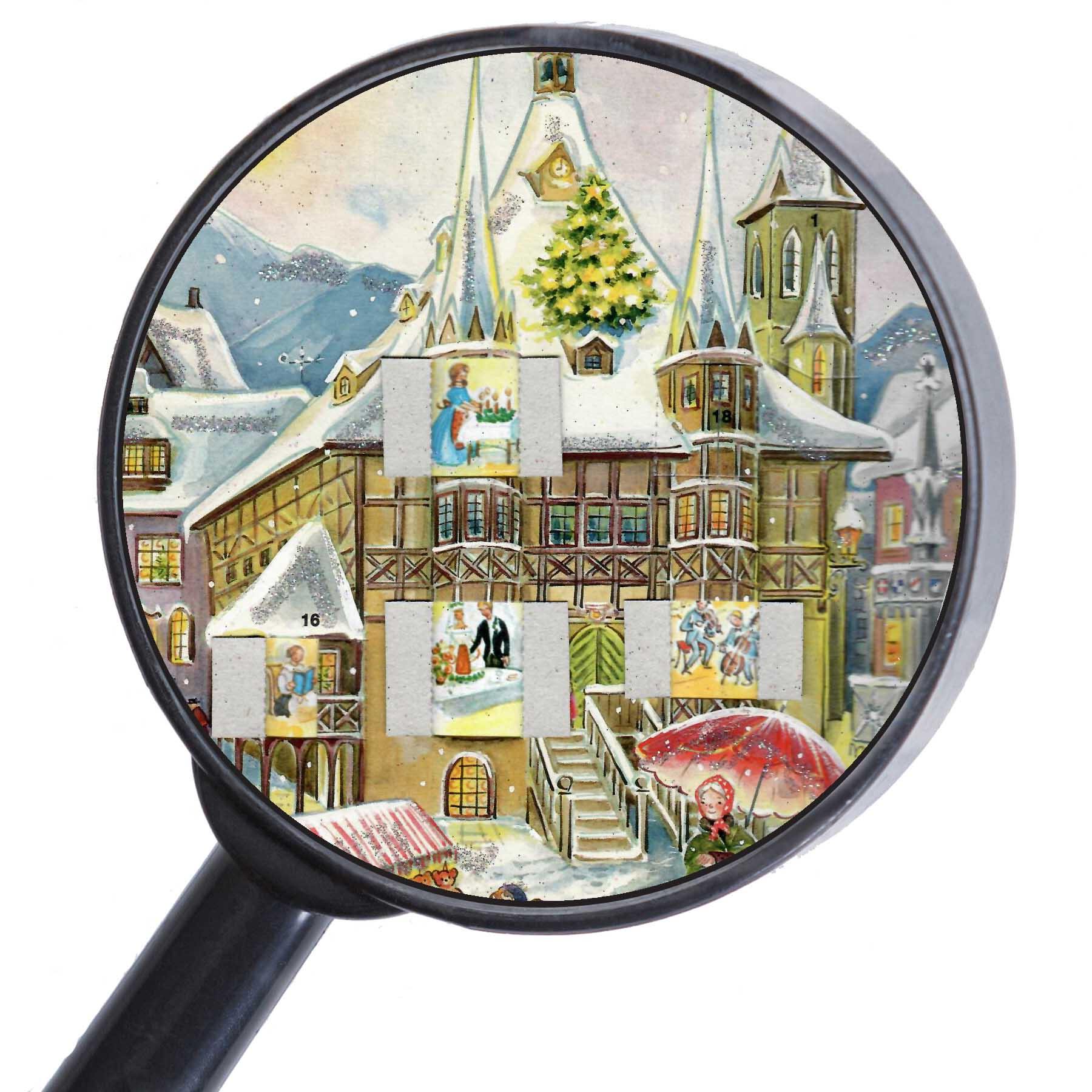 sellmer-verlag-aufstell-adventskalender-altstadtszene-nachdruck-1952 image 6